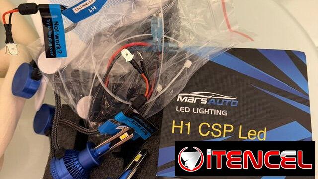 35usd 📲 52774129 Lo mejor en luces led de carretera h1 h4 h7 h11  modelo MarsAuto tecnologia csp alta eficiencia y alta