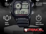 ⌚🔥 RELOJ CASIO AE1200WH WORLD TIME 100M RESISTENTE AGUA +10 AÑOS BATERÍA 💥 Envío + Garantía