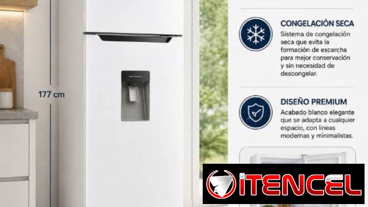 Refrigerador 🥶 Premium✨ 11.7 pies cúbicos Modelo ROY245DW ✔️ Dos puertas ✔️ Congelación Seca ❄️ Color blanco ⚪