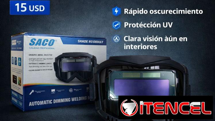 Máscara de soldar automática Saco