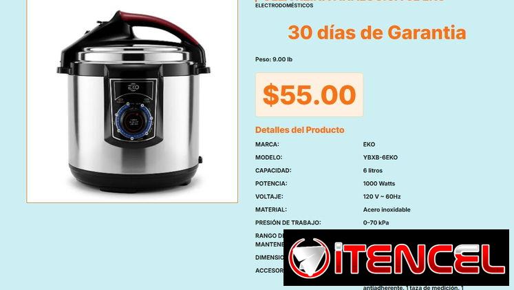 Olla Reina EKO 6L Olla Antiadherente Interna, Olla Reina EKO 6L Taza Medidora y Espumadera VPT#-0514