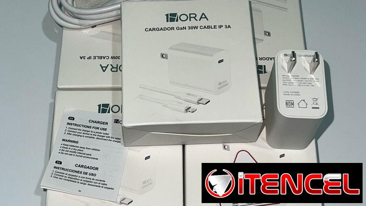 Cargador de iPhone carga súper rápida 30W