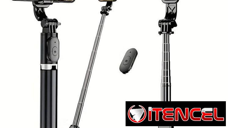 Trípode y Selfie Stick 2 en 1 con Control Remoto Bluetooth