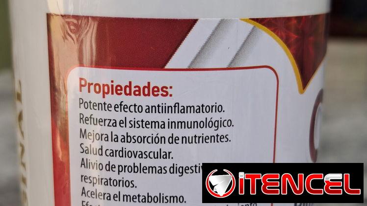 Cúrcuma+ pimienta negra +genjibre
