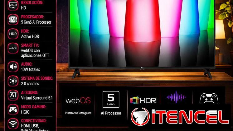 📺LG📺SMART TV 32″ HD WEBOS. MENSAJERIA CON FACTURA Y GRANATÍA 6 MESES. 📲 54833699