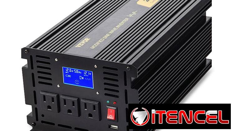 MENSAJERÍA INCLUIDA Inversor de Corriente 2500W – 5000W Pico | 12V a 120V Onda Modificada