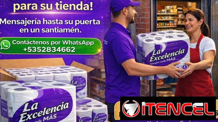 Papel Higiénico La Excelencia, precio mayorista.Somos los productores.1ra mano