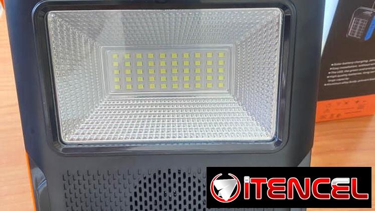 🚧 RADIO CON PANEL SOLAR, LINTERNA, BLUETOOTH Y LAMPARA LED 🚧