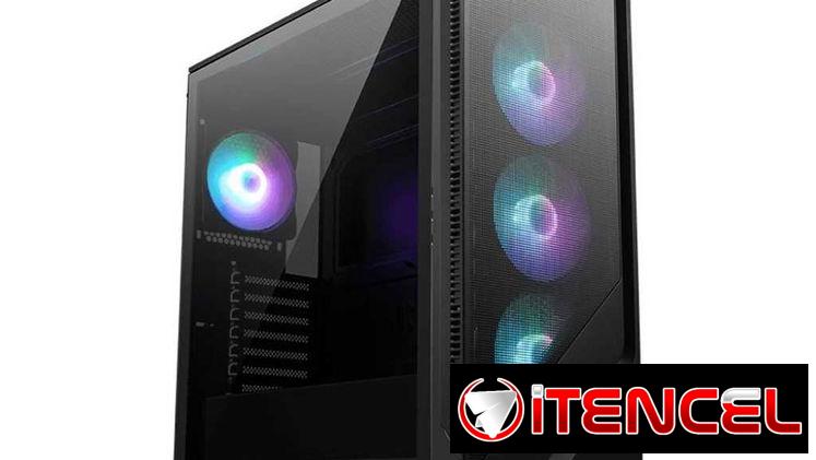 🎮 Chasis MSI MAG Forge 321R AirFlow 🎮 Tempered Glass🔹Mesh🔹HUB ARGB-FAN x4🔹4xFan ARGB🔹2xUSB3🔹USB-C 📦0km