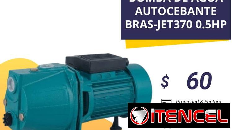 Bomba de agua autocebante BRAS- JET 370 ( de 1 HP y 0,5 HP)