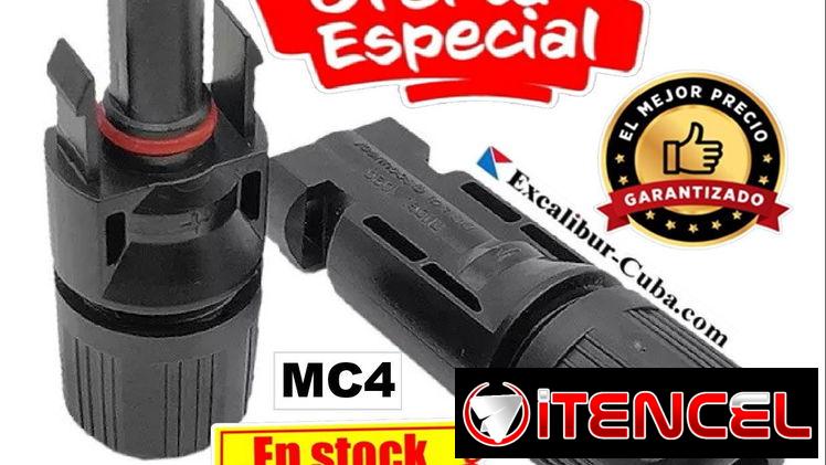 SOLARES MC4 ACOPLAMIENTOS MACHO Y HEMBRA Listos para llevar a casa.