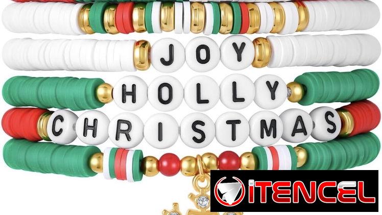 Yowivon Coloridas pulseras de la amistad conjunto de pulseras de perlas de arcilla con cuentas de arcilla y perlas de co