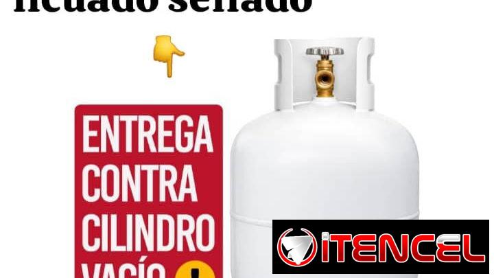 Cilindro de gas licuado sellado