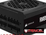 Fuente marca CORSAIR modelo RM850e (850W/70.8A) 80+ Oro, Full modular, NUEVA en su caja