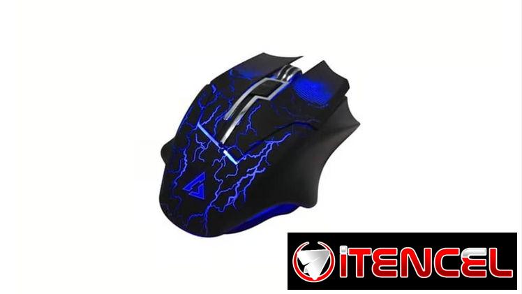 Combo Gamer Unno Tekno Brave BRV82 Teclado y Mouse Retroiluminados Anti-Ghosting DPI Ajustable Cable Trenzado