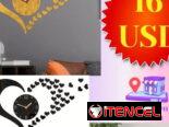 Relojes de pared 2D y 3D