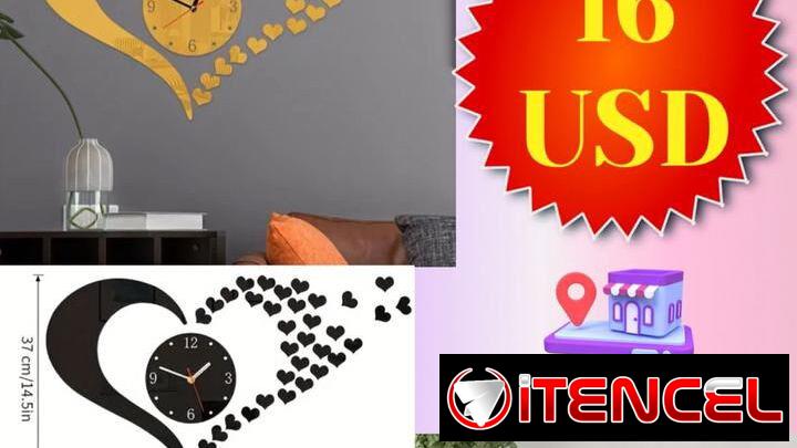 Relojes de pared 2D y 3D
