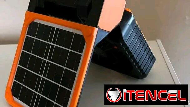 💥VENTILADOR RECARGABLE CON PANEL SOLAR 💥