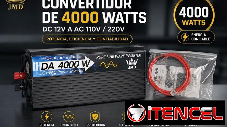🔋 INVERSOR DE ONDA SENOIDAL PURA 4000W – JMD 🔋