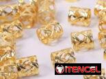 Anillos (pasadores) para el cabello – DORADOS calados –