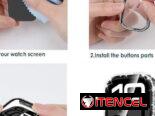 ☎️53544655 🛵 Entrega Disponible ⭐Paquete de 5 fundas con protector de pantalla para Apple Watch ⭐
