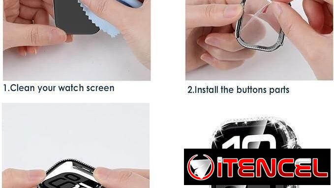 ☎️53544655 🛵 Entrega Disponible ⭐Paquete de 5 fundas con protector de pantalla para Apple Watch ⭐