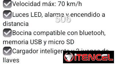 Moto Eléctrica Topmat E3