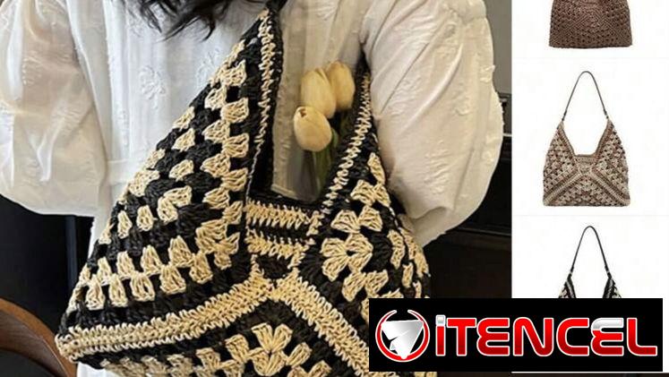 Cartera tejida en tendencia