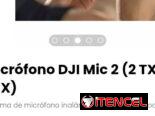 Micrófono DJI Mic 2 (2 TX + 1 RX). Incluye 2 transmisores, 1 receptor y estuche de carga inteligente.