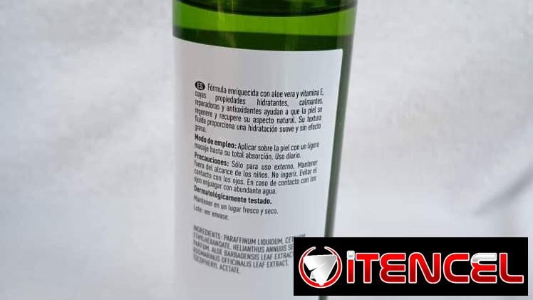 Aceite corporal de aloe vera (CV)