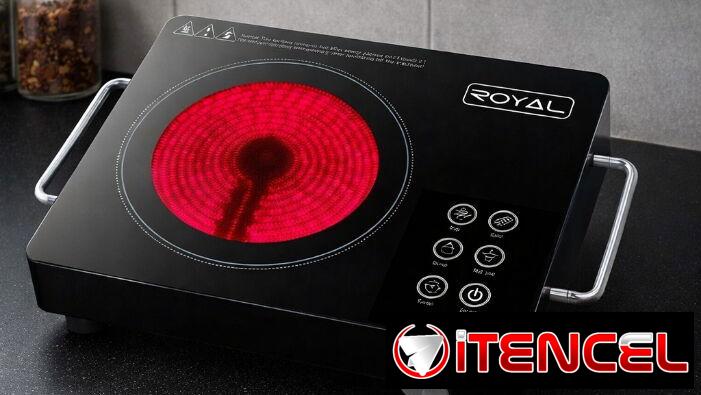 INFRARROJA 1500W ROYAL. Cocina infrarroja una hornilla.
