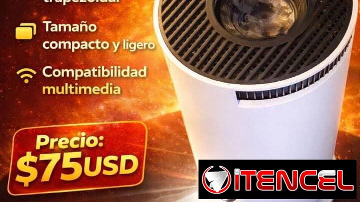 🎥✨ PROYECTOR HY300 COMPACTO Y POTENTE ✨🎥 Disfruta de tus películas, series y videos en pantalla grande desde casa con