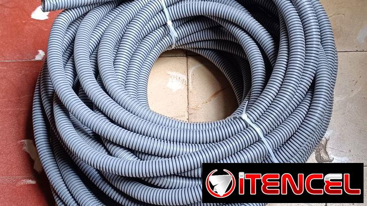 manguera eléctrica corrugada 1/2, 30m, 15 USD o al cambio