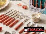 🔵🍴🥄Juego de cubiertos de 16 y 24 piezas