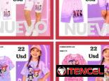 Conjunto para niña con temática de las kpop