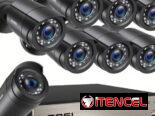 Cámaras de Seguridad, Sistema de vigilancia Zosi de 8 cámaras,Kit Seguridad Cámaras Vigilancia