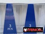 🧿Set de tres vasos de vidrio