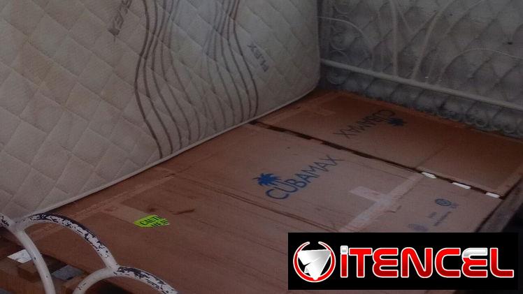 Cama de hierro con colchón original confort