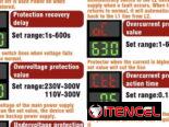 2 en 1 ATS Transfer + Protector de Voltaje Ajustable Manual 110V 63A 2P
