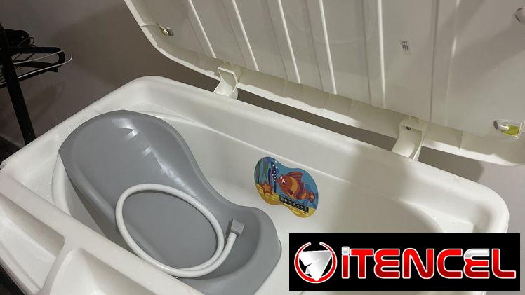Bañera cambiador para bebé