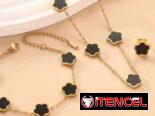 *CONJUNTO VAN CLEEF DE ACERO INOXIDABLE*