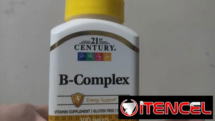 Vitaminas Complejo B + Calcio 100 tabletas