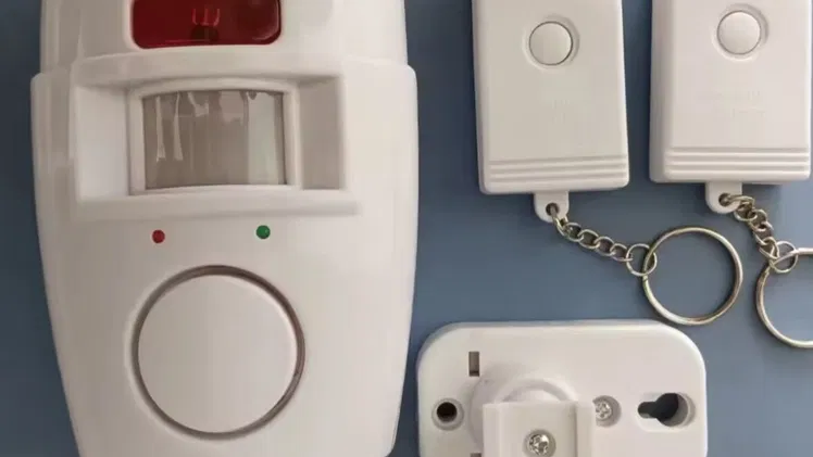Sensor PIR inalámbrico con sirena