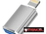 Adaptador Jack 3.5 mm y OTG metálicos para iPhone, Tipo C y V8 con diferentes salidas *Tienda Online*