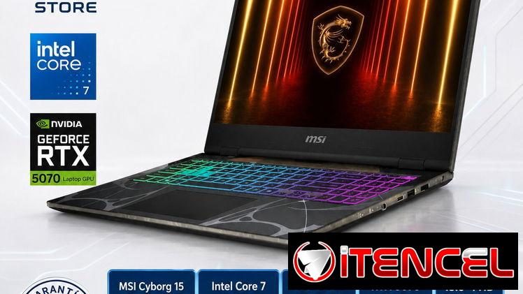 👉MSI CYBORG 15..NUEVA📦📦📦..CORE 7 240H..RTX 5070 8GB