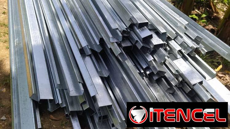 Purles galvanizados 6mt