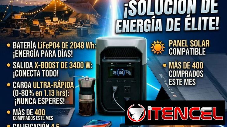 EF ECOFLOW DELTA 3 MAX – ESTACIÓN DE ENERGÍA PORTÁTIL