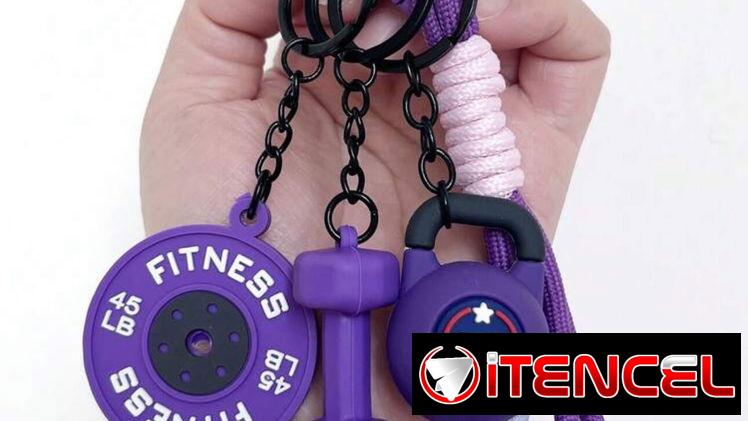 📌 Llavero fitness ✨ Ideal para amantes del gimnasio y la vida saludable. 💪 Diseño divertido y resistente. 🎁 Perfecto