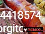 Comidas criollas y cerdos asados