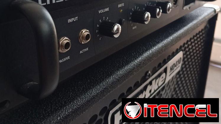 Amplificador de Bajo Hartke LH500 500-watt Bass Amplifier Head + Hartke HyDrive HD410 (Alta Gama)